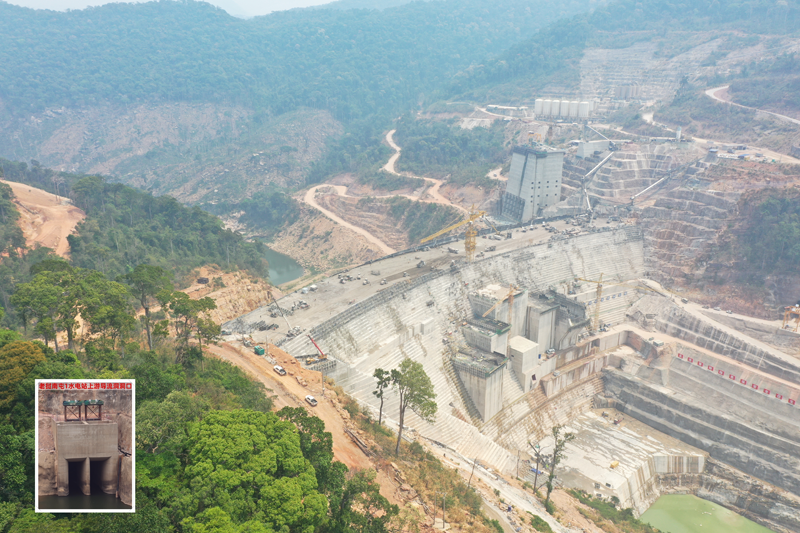 老撾南屯1水電站大壩全景1.png